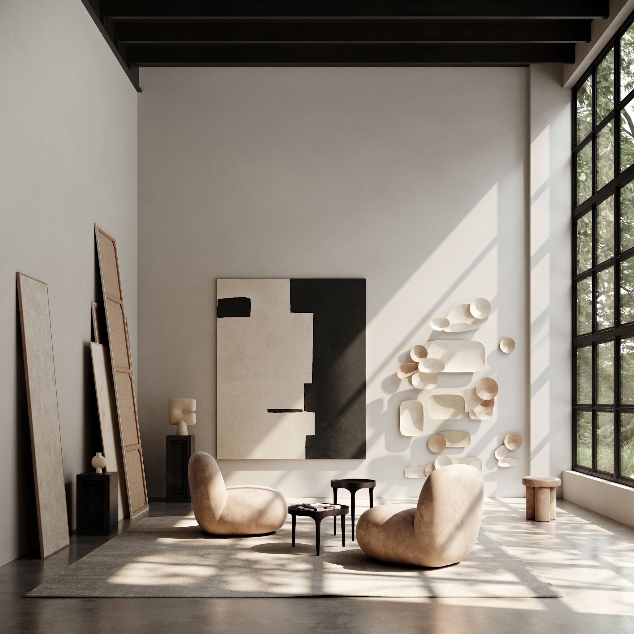 Phantom Table Tall (Burn Antique) - imagine 2